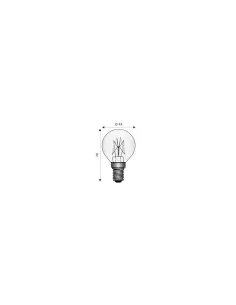 Wimex e14 45x70 130v 25w canal 4130016