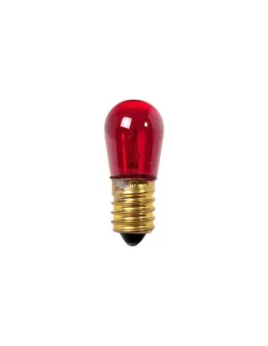 Wimex 4500410 rote Glühbirne E14 19x47 14V 5W C c