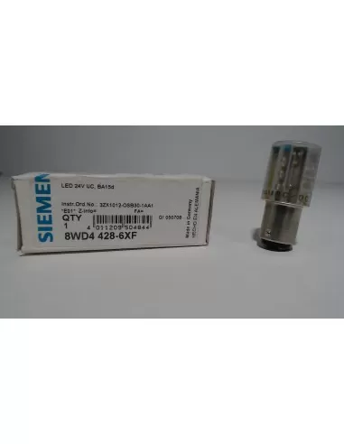 Siemens LED 24V UC, BA 15D, Blue for 8WS44286XF signal columns