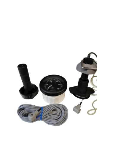 Kit de loch VDO Marine n° 01100862 complet Ocean Int Noir Anlage 50 kN 12 V