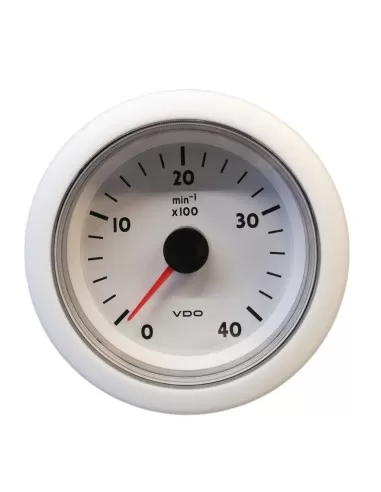 Vdo n02012410 tachometer connection to the w terminal of the alternator d 85mm 12v vdo