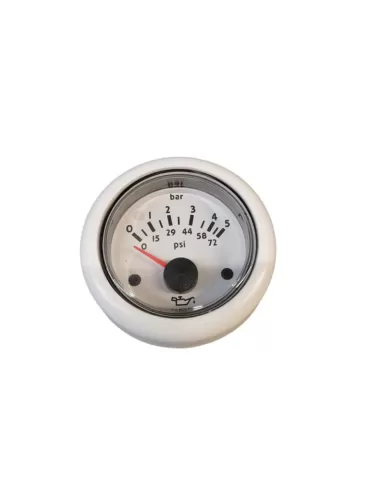 Vdo n02124106 manómetro 5bar 12v d 52mm blanco