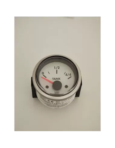 Indicateur de niveau de carburant San Giorgio Sein VSG20125//VT, échelle 0-4, 52 mm, blanc, 24 V