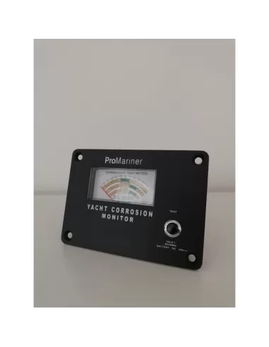 Appareil de test Promariner 20030 pour la surveillance de la corrosion des yachts, avec bouton de test (sonde non incluse).