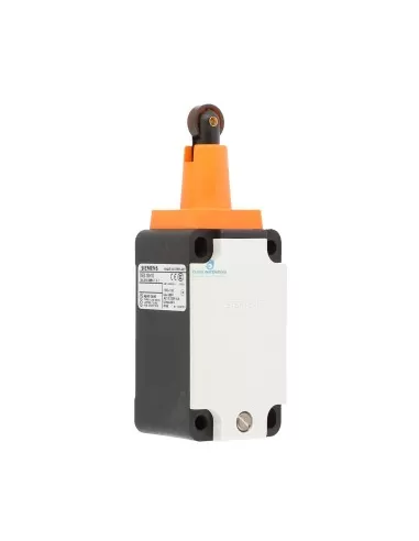 Fin de course à bouton-poussoir Siemens 3se22301d avec rouleau 1no+1nc