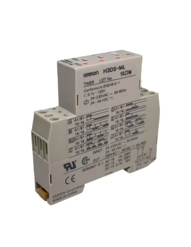 Omron h3dsmlacdc-23778 timer-analdin17,5multscfuntens,1ritsca