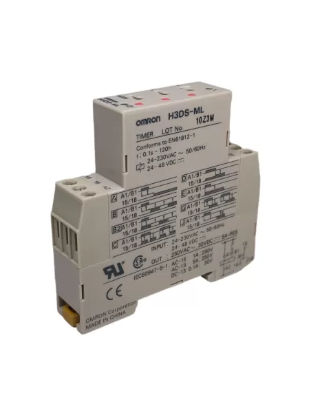Omron h3dsmlacdc-23778 minuterie-analdin17,5multscfuntens,1ritsca