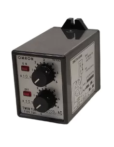 Minuteur octal marche/arrêt Omron TDV-44A020D, 60 s, 110 V CA