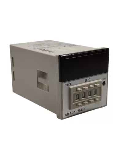 Omron h5cnxcn100240ac minuterie 99m 59s 110-220vac 48x48mm octal