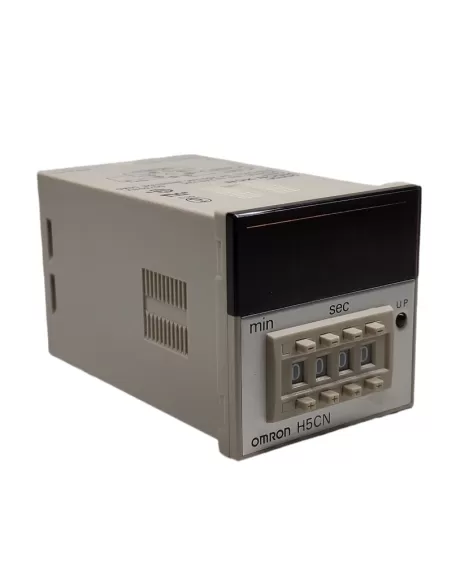 Omron h5cnxcn100240ac temporizz  99m 59s 110-220vac 48x48mm octal
