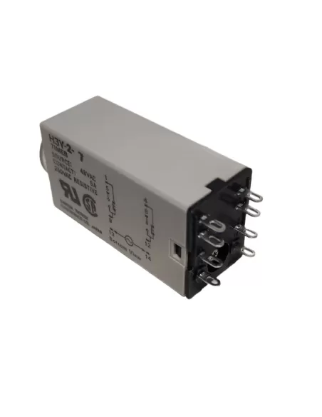 Omron h3y27ac4810s timer anal  mini, rit eccit  2 contatti 10sec 48vac