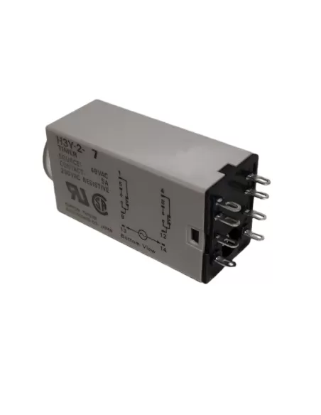 Omron h3y27ac4830s mini anal timer, rit excitation 2 contacts 30sec 48vac