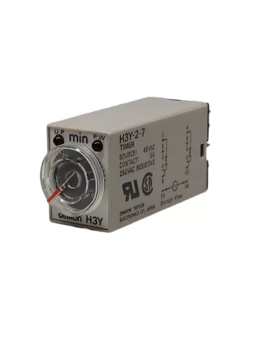Omron h3y27ac4860m Mini-Anal-Timer, RIT-Erregung 2 Kontakte 60min 48VAC