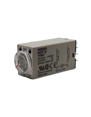 Minuteur Omron H3Y2AC10012030S - Analmini, Riteccit2 Cont Rit Dt
