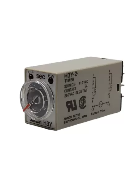 Omron h3y2ac1001205s-1 timer-analmini, riteccit2 cont rit dt- h3y2a
