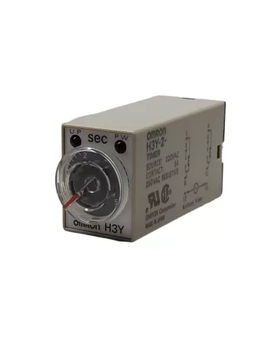 Minuteur Omron H3Y2AC2205S - Analmini, riteccit2 cont rit dt 5sec 220 Vca