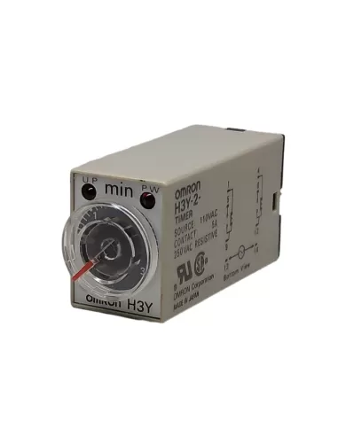 Minuteur anal miniature Omron H3Y27AC1103M, stimulation par stimulation du rectum, 2 contacts, 3 min, 110 V CA