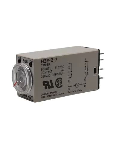 Omron h3y27ac1101s minuterie-analmini, riteccit2 cont rit dt 110v 1sec
