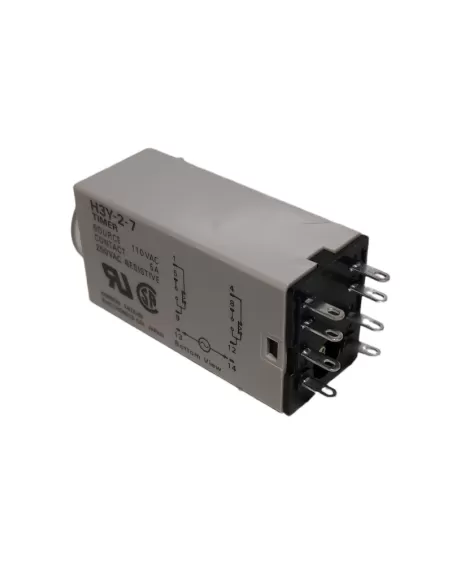 Minuterie Omron H3Y27AC1101S - Analmini, riteccit2 cont rit dt 110 V 1 s