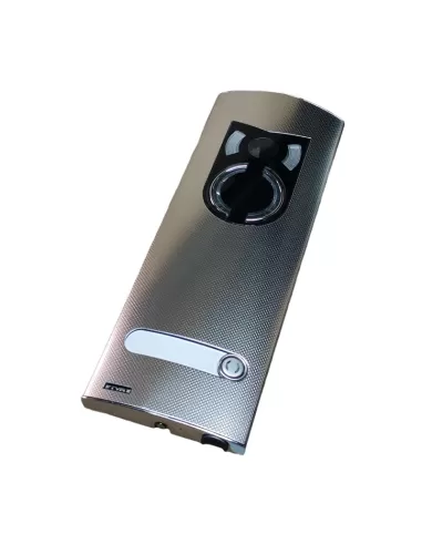 Vimar 1221 Audio Video Plate 2 Modules Ik10 1 Button Steel