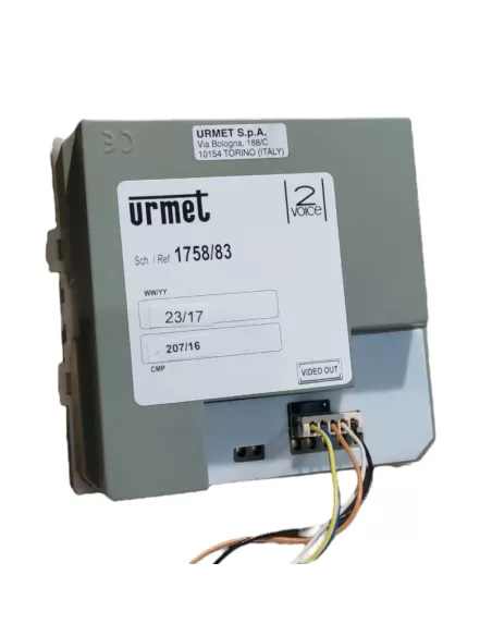 Urmet 1758/83 Modulo telecameta 2voice sinthesi steel