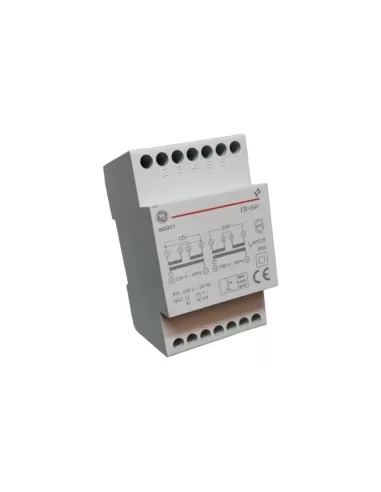 Ge power 665911 tr s40 transformador de seguridad 40va 230v//12-12-24v 3m