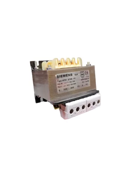 Siemens 4tm37281y trasformatore 100va 230-400//12-0-12v en61558