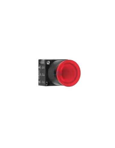Pulsador tipo seta iluminado rojo Siemens 3sb30011ea21 con liberación por tracción