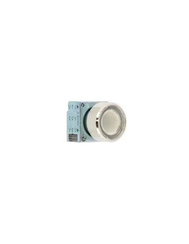 Siemens 3sb35000aa71 bouton plat transparent en métal