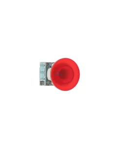 Bouton-poussoir champignon métallique lumineux rouge Siemens 3sb35011ca21, diamètre 40 mm