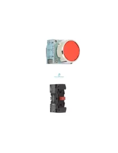 Siemens 3sb36030aa21 bouton plat métal rouge 1nc