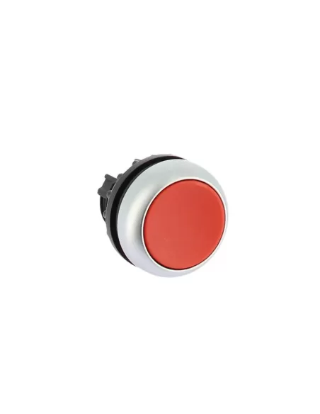 Bouton-poussoir Eaton M22 dr, chasse d'eau, impulsion, rouge