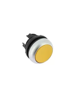 Bouton-poussoir Eaton M22-dy, encastré, jaune