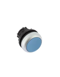 Eaton M22-db flush-mounted pushbutton, impulse, blue
