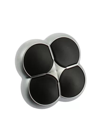 Touches noires à quatre boutons-poussoirs Eaton M22-d4-s