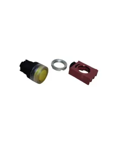 Ge power 185493 p9xplggd pulsador luminoso con guarda amarilla