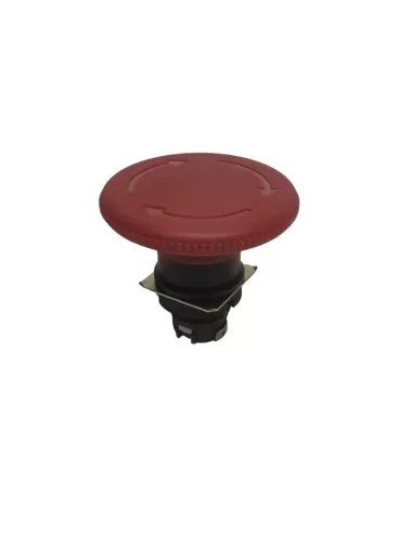Omron a22el-1415890000 mushroom emergency button Ø60, 22mm hole, rotation