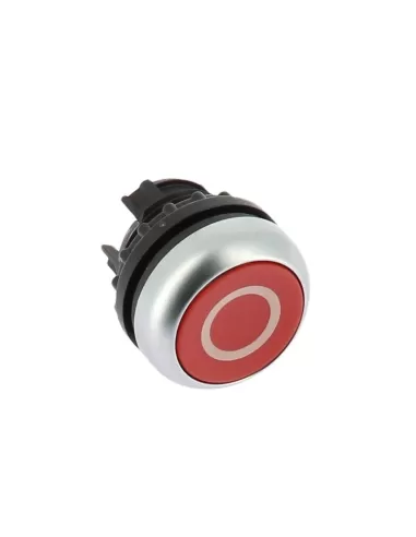 Eaton 216605 m22-dr-x0 push button, flush, red
