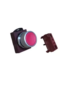 Ge power 184001 p9mpnrg bouton normal avec garde rouge