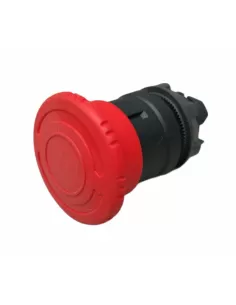 Schneider zb5as54 red mushroom push button head d 40mm plastic