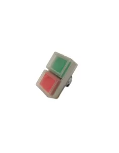 Schneider zb4bl9434 cabezal doble botón verde/rojo
