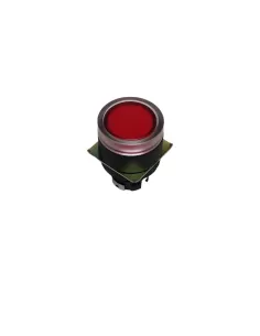 Bouton-poussoir lumineux Omron Ø22 mm, protégé, rouge a22lgr-160905000