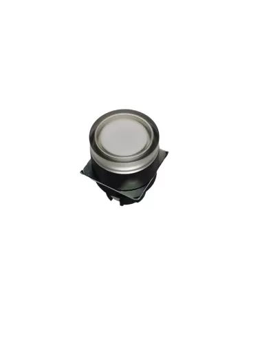 Bouton-poussoir lumineux Omron Ø22 mm, protégé, blanc a22lgw-160906000