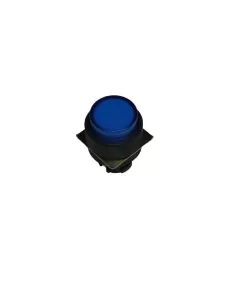 Botón luminoso Omron d 22mm, saliente, azul a22lta-160898000