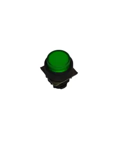 Bouton-poussoir lumineux vert Omron a22ltg-104125000 Ø22, saillant