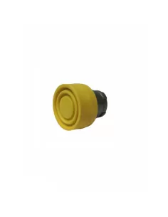 Schneider zb2bp5 button head rubber cap yellow