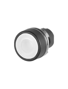 New elfin 020ptailbw white metal illuminated push button