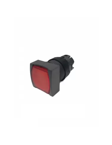 Tête de bouton-poussoir lumineuse rouge Schneider zb6cw4