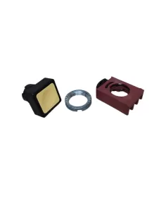 Ge power 186003 p9spngg botón normal amarillo con protector