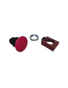 Ge power 185041 p9xem4rn botón de seta d 40 mm rojo